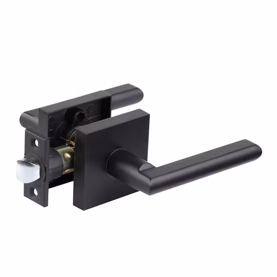 Aluminium Modern Commercial Stainless Steel Glass Interior Lever Luxury Furniture Pull Safe Mortise Plastic Door Knob Lock Handle