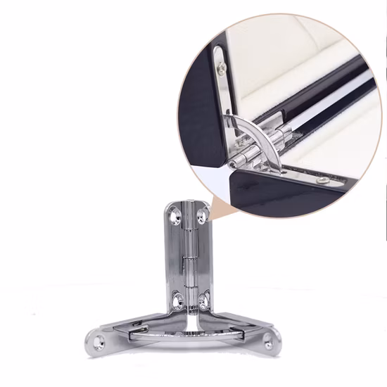 Bisagras de latón y Metal, Mini bisagra de madera para muebles, bisagra de caja pequeña, bisagra de caja de acero inoxidable