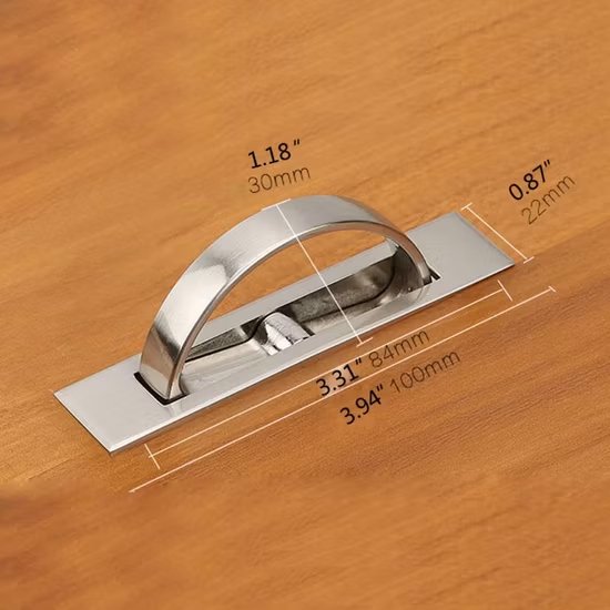 Manija de gabinete Tatami, manija oculta, Hardware, manija Invisible para cajón de gabinete