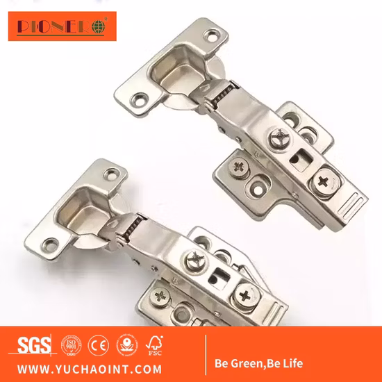 Fabricante de bisagras Bisagras de cierre automático ajustables bidireccionales 3D Clip de cocina en bisagra hidráulica oculta montada para gabinete