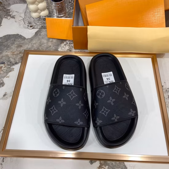 Oran Sandalias Mujer Diseñador H Sliders Sandalias Zapatillas Piel de cocodrilo al aire libre Chanclas planas Moda Lujo Señora Mocasines Sandalia de goma Diapositivas EUR 35